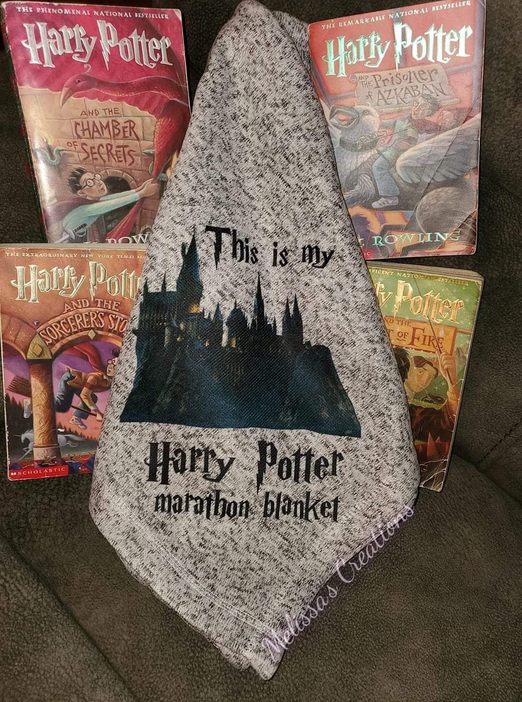 This is my Harry Potter Marathon Blanket (READY TO SHIP)