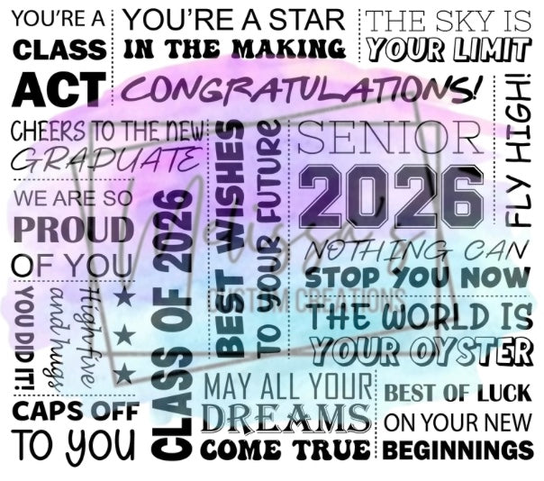 Senior 2026 Tumbler