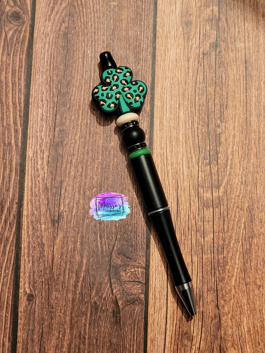 Shamrock Beaded Pen