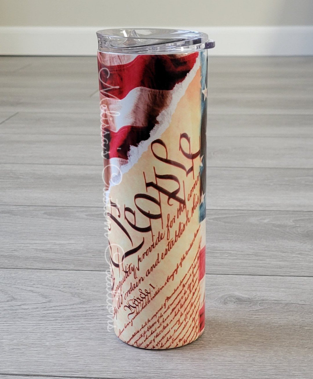 We The People/American Flag Tumbler