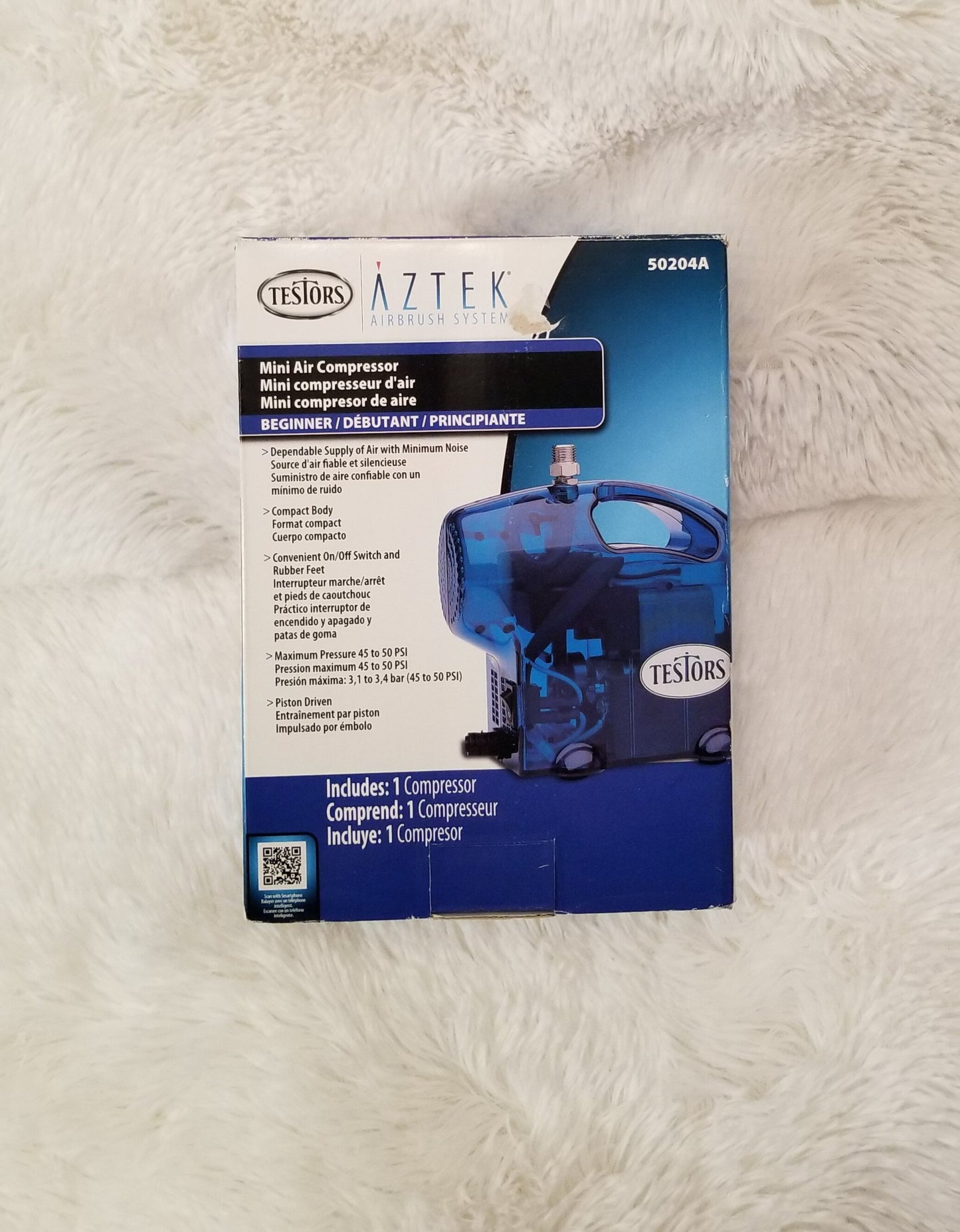 Testors Aztek Airbrush System Mini Air Compressor