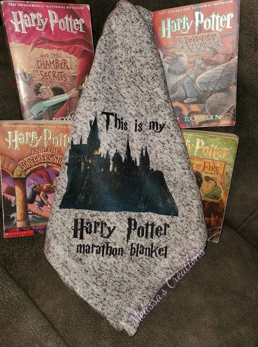 This is my Harry Potter Marathon Blanket (READY TO SHIP)