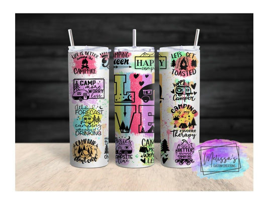 Love Camping Tumbler