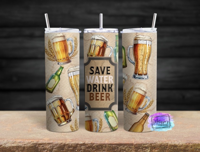 Save Water, Drink Beer Tumbler