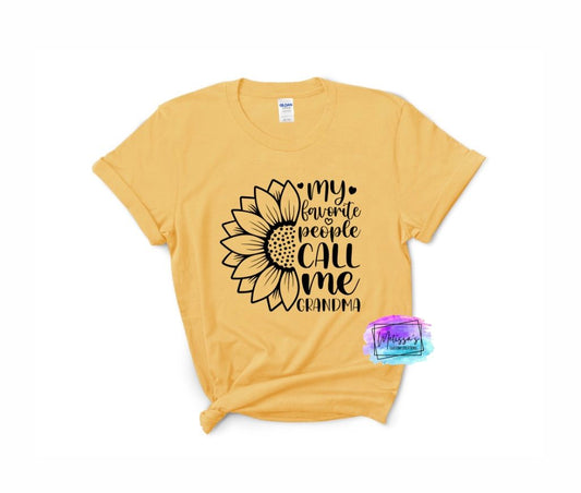 My Favorite People Call Me Grandma T-Shirt