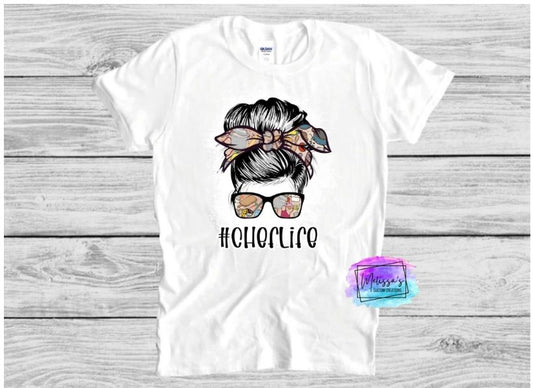 Chef Life Messy Bun T-Shirt