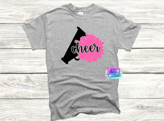 Cheer T-Shirt (Choose your colors)