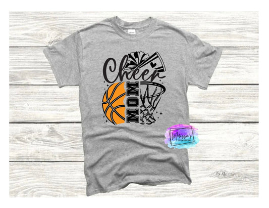 Basketball Cheer Mom T-Shirt