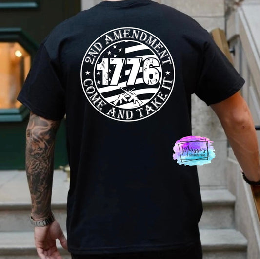 1776 2nd Amendment Come and Take It T-Shirt