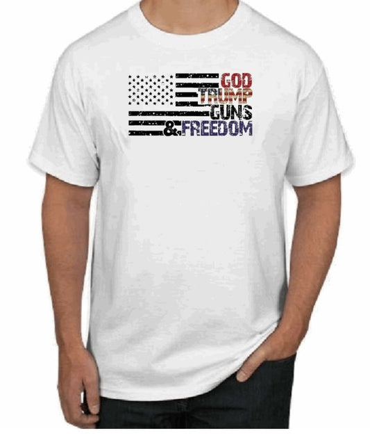 God, Trump, Guns, &amp; Freedom T-Shirt
