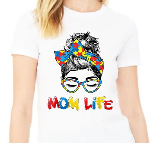 Messy Bun Mom Life T-Shirt