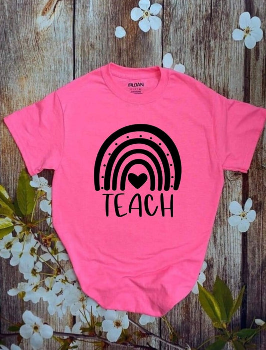 Teach Rainbow T-Shirt