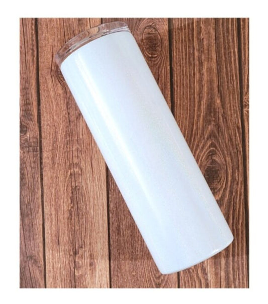 CUSTOM 20oz Skinny Holographic Sublimation Tumbler